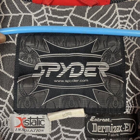 Spyder Mens Red Ski Jacket Dermizax-EV Zip Pockets & Spiderweb Lining Size L/52 - Picture 5 of 16